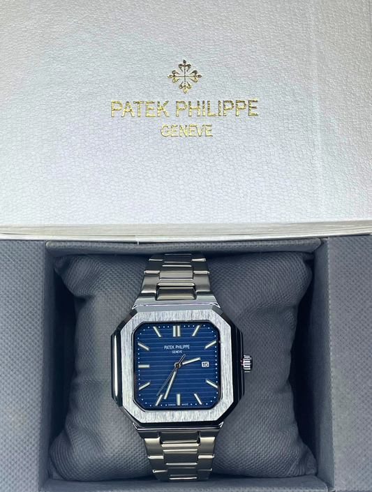 Patek Philippe Cubitus Collection - Sunburst Blue - Master Copy